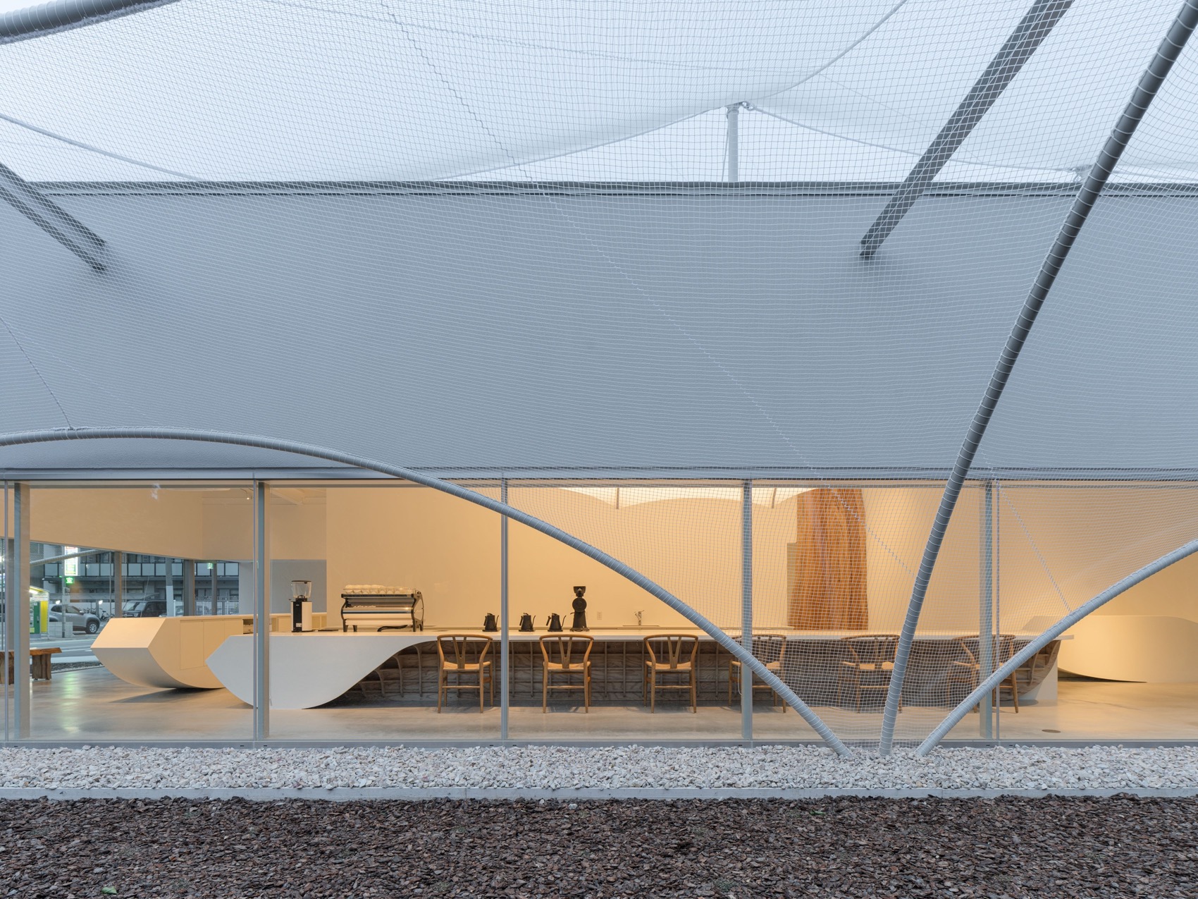 Cs Somme咖啡厅丨日本丨隈研吾建筑都市设计事务所-37