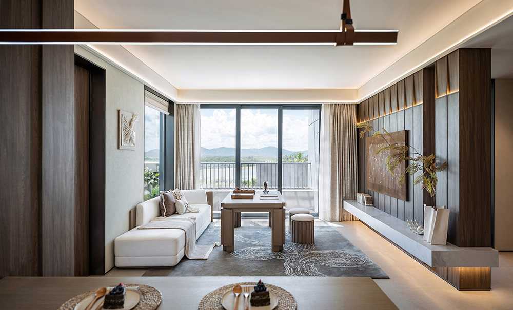 万宁·万华万岭麓湾上叠别墅样板间丨中国万宁丨深圳市盘石室内设计有限公司,万华室内设计中心-2