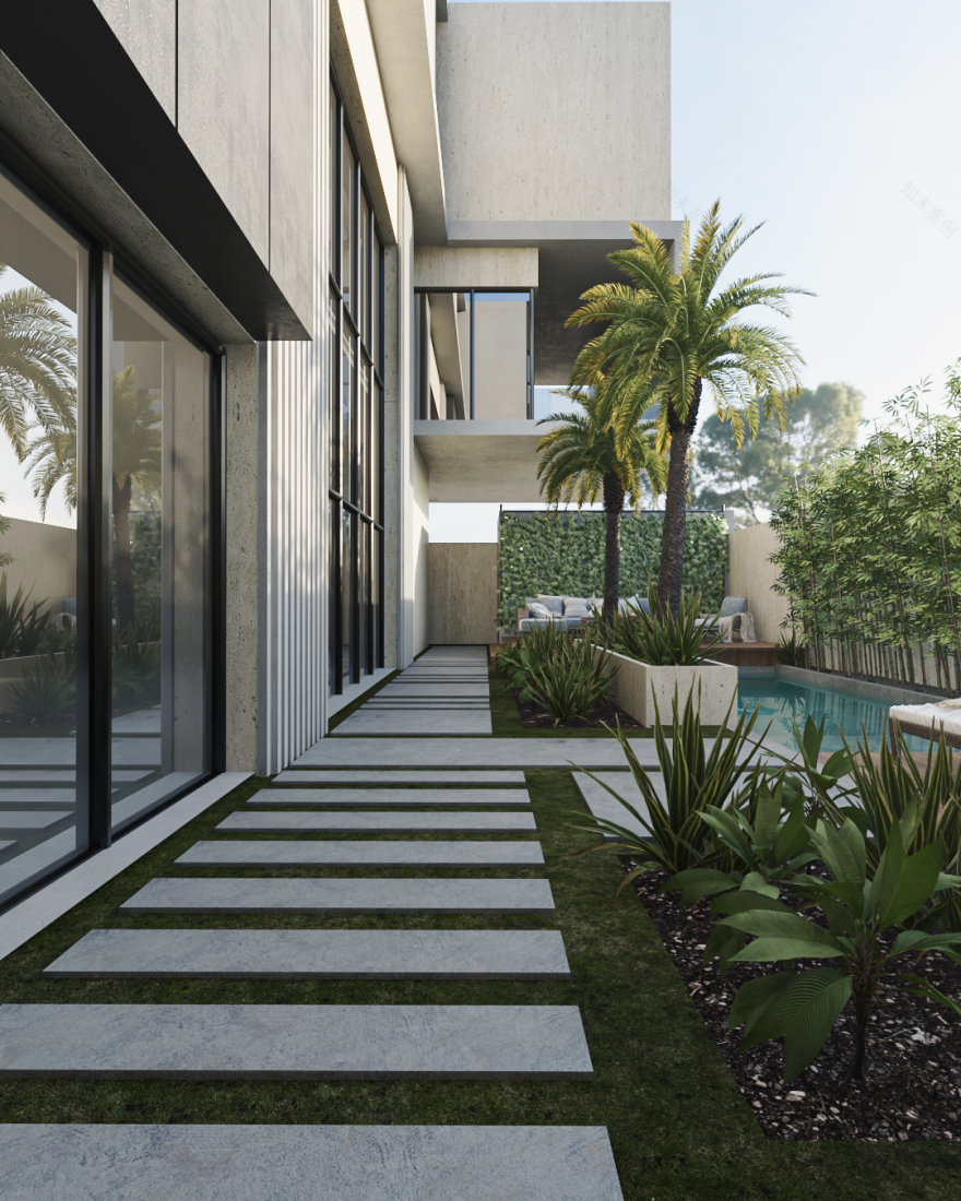 Luxury villa landscape-17