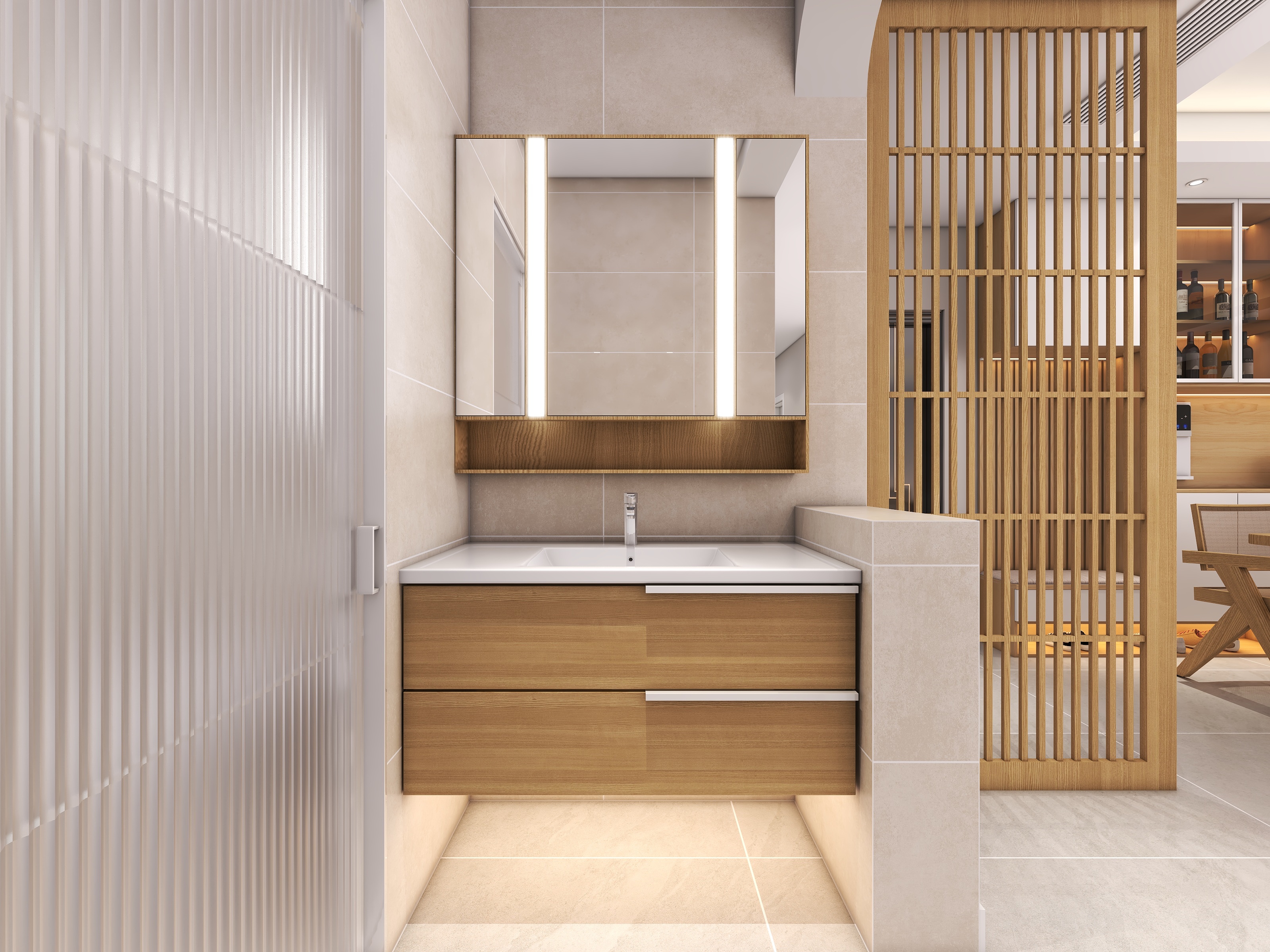 四川成都听湖九园（142平现代简约四居室）-81