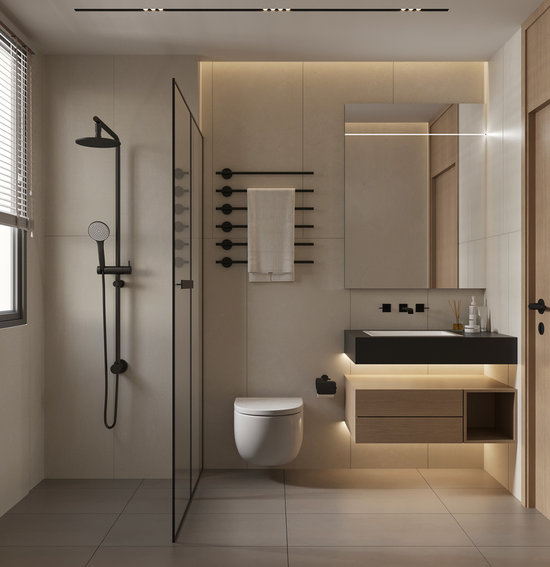 贵阳138平米现代中式家居设计-41