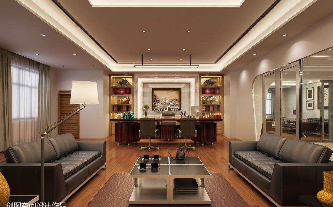 明峰办公楼室内设计-0