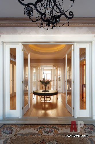 带古典元素的三层郊区别墅室内设计丨Абрамов Константин,Воронцова Ирина-7