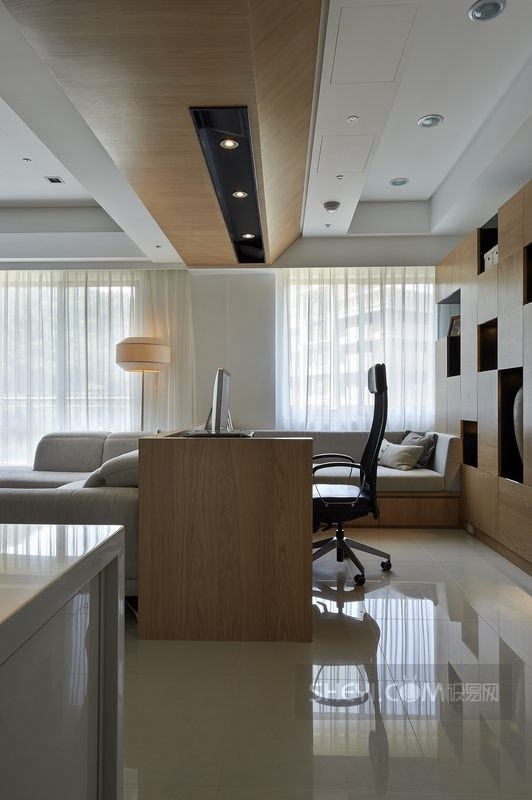 邑品空间设计——感受自然光感与开阔尺度的紓压空间-5