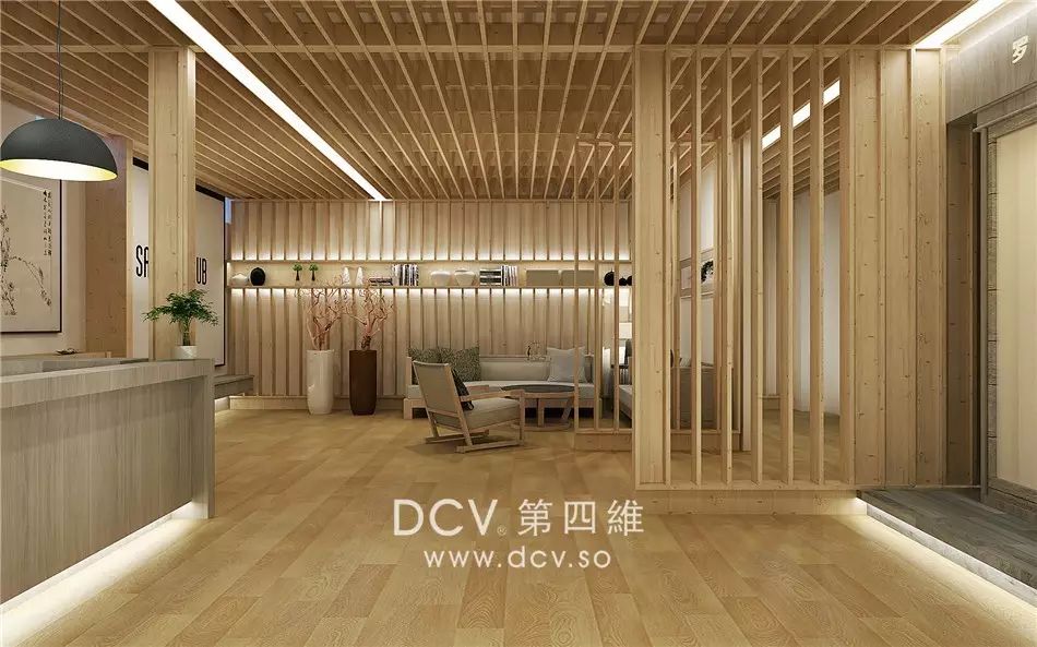 西安-扬子养生光波房（旗舰店）东方禅意展示展厅室内装修设计-24