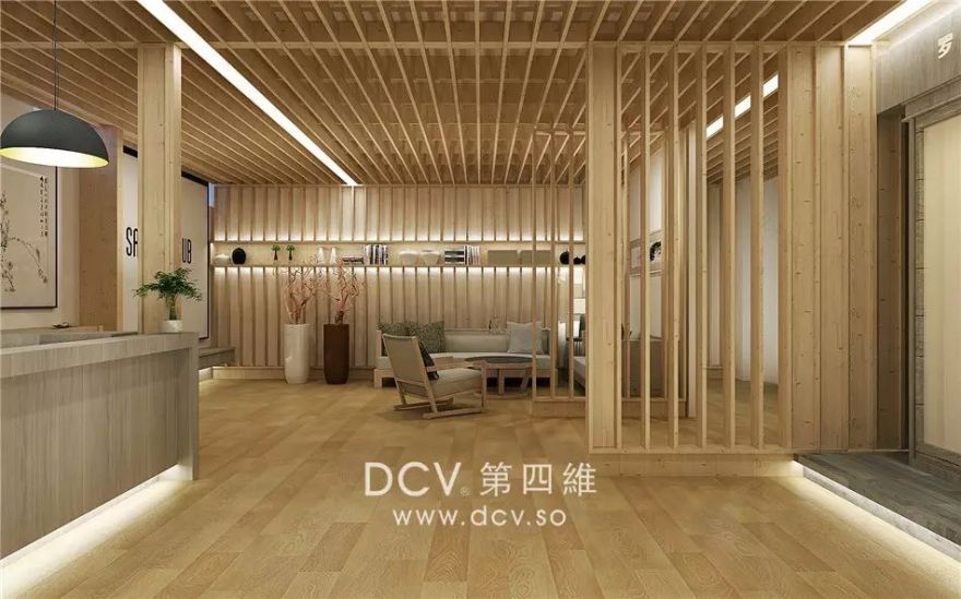 西安-扬子养生光波房(旗舰店)东方禅意展示展厅室内装修设计-24