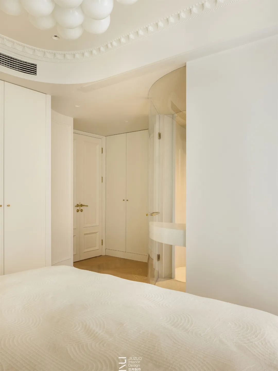 现代法式奶油风平层丨中国上海丨玖柞制作-79