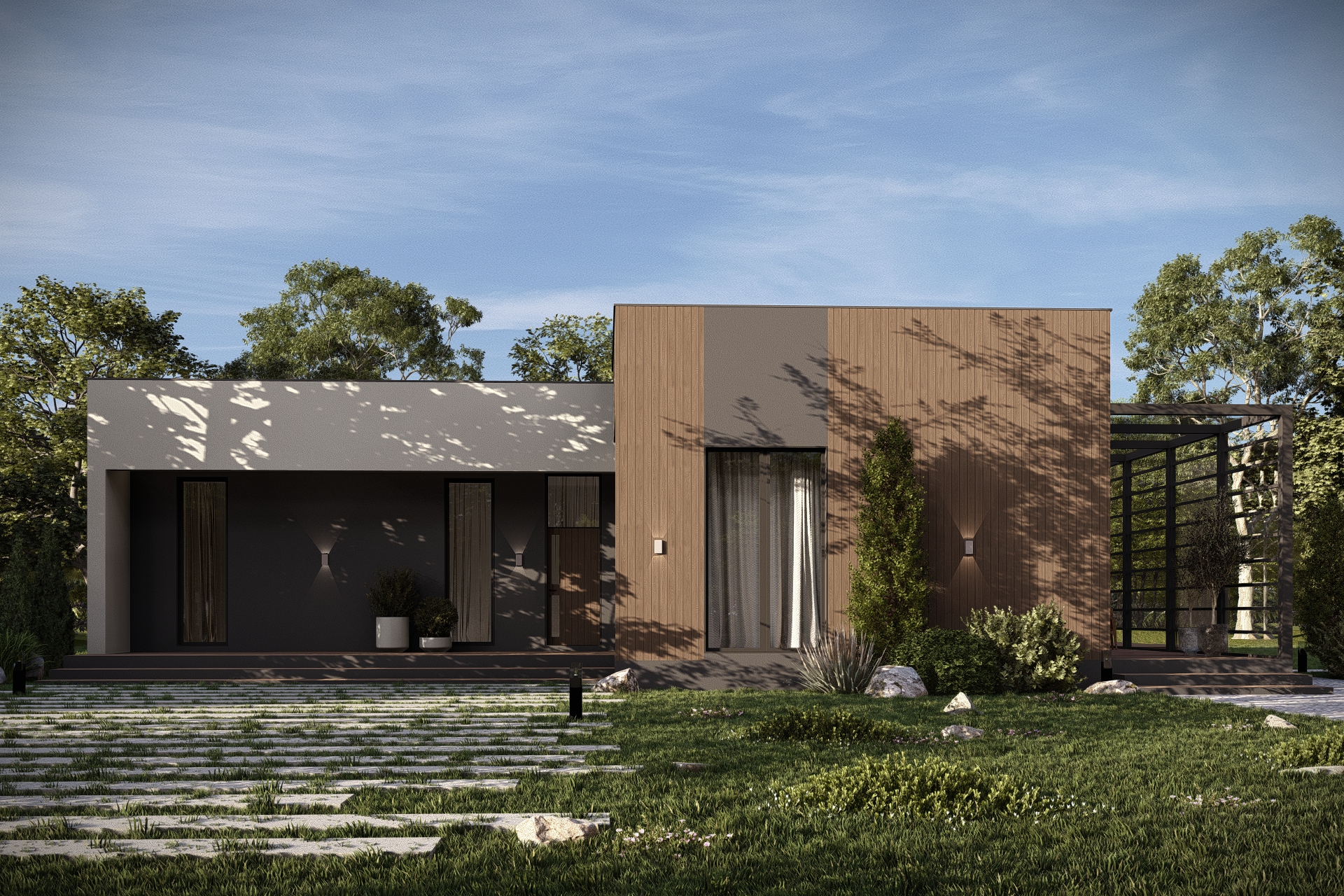 独栋住宅外立面设计-8