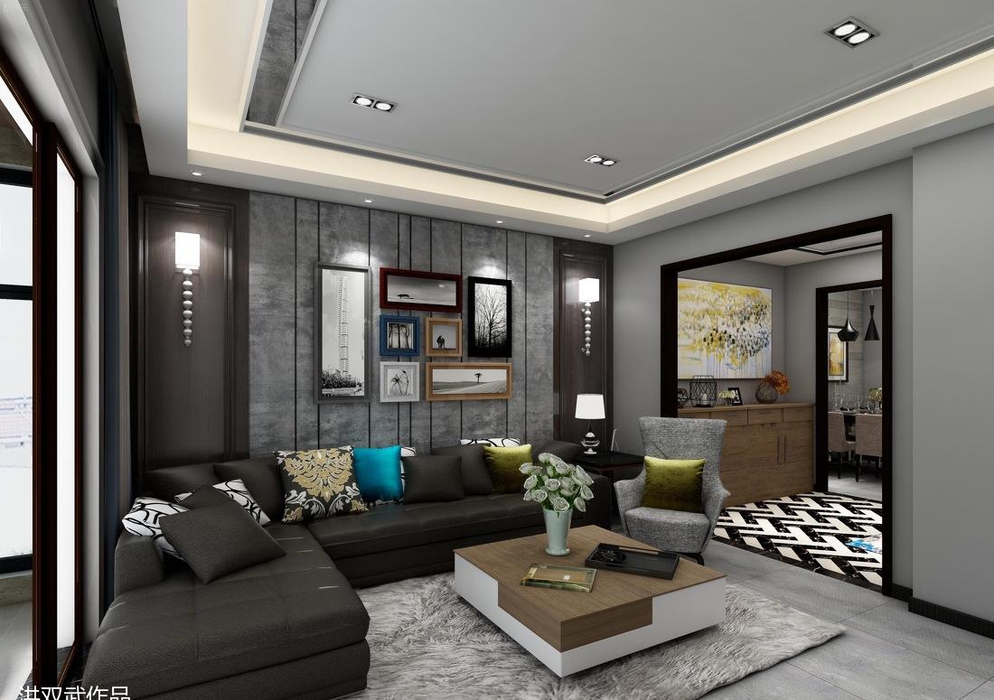 X 公馆高级灰 | 暗黑风格中的简约宁静-7