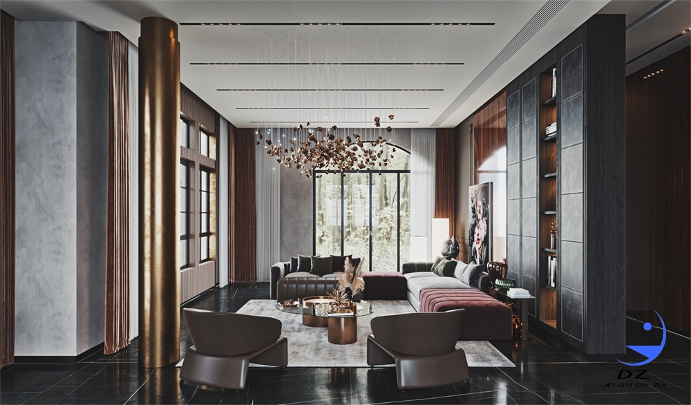 现代轻奢平层设计-1