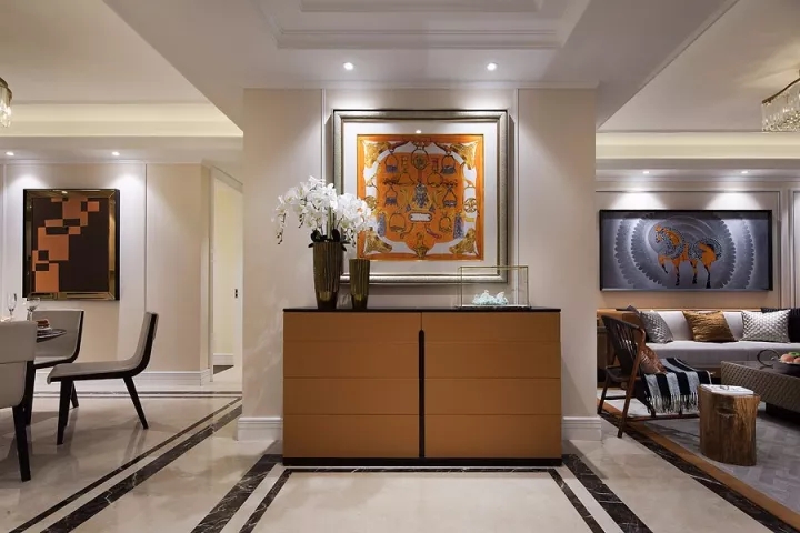 臻品空间设计：呼市伊泰华府•云玺精装成品房-6