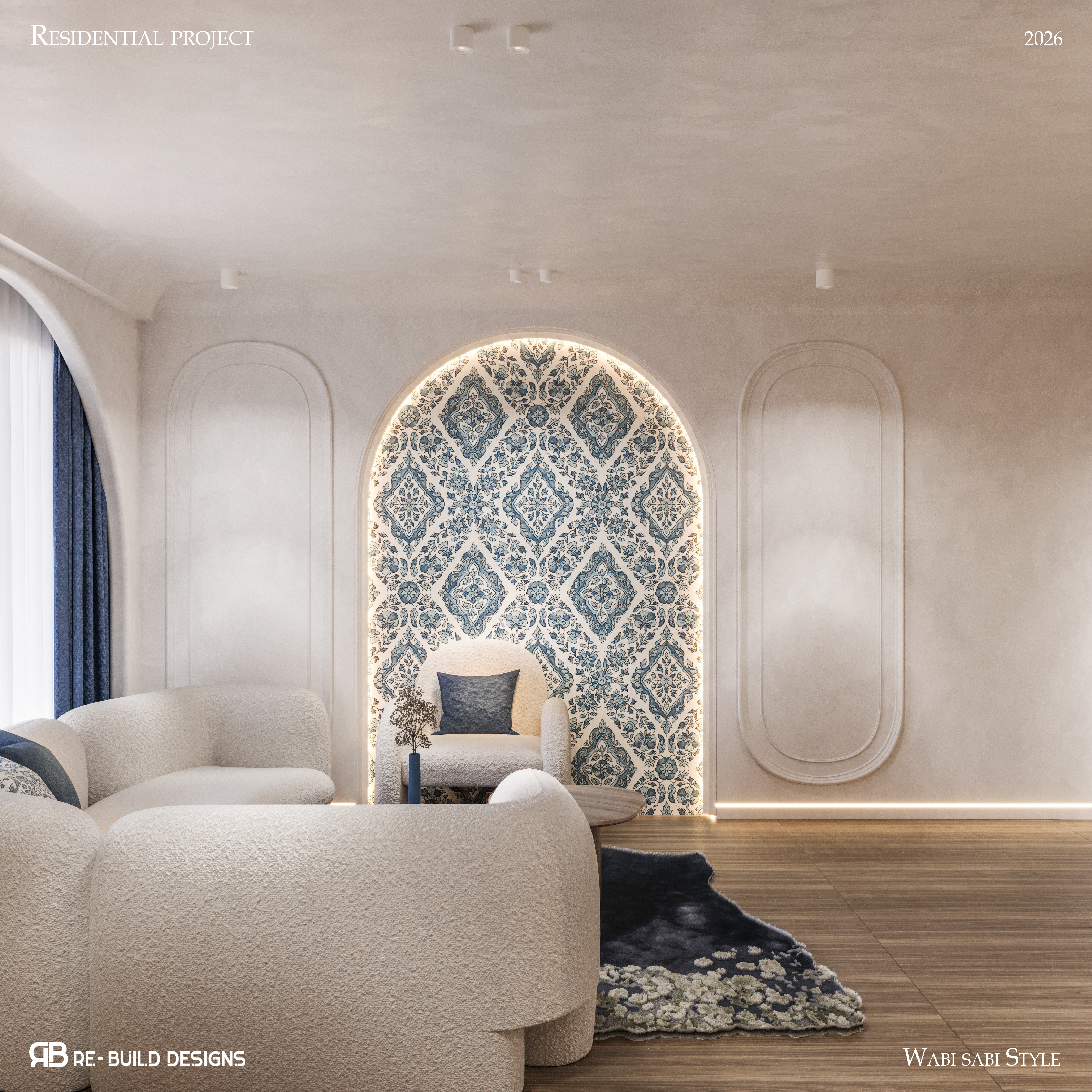 WABI SABI接待处室内设计丨埃及亚历山大丨Re  Build Designs-7