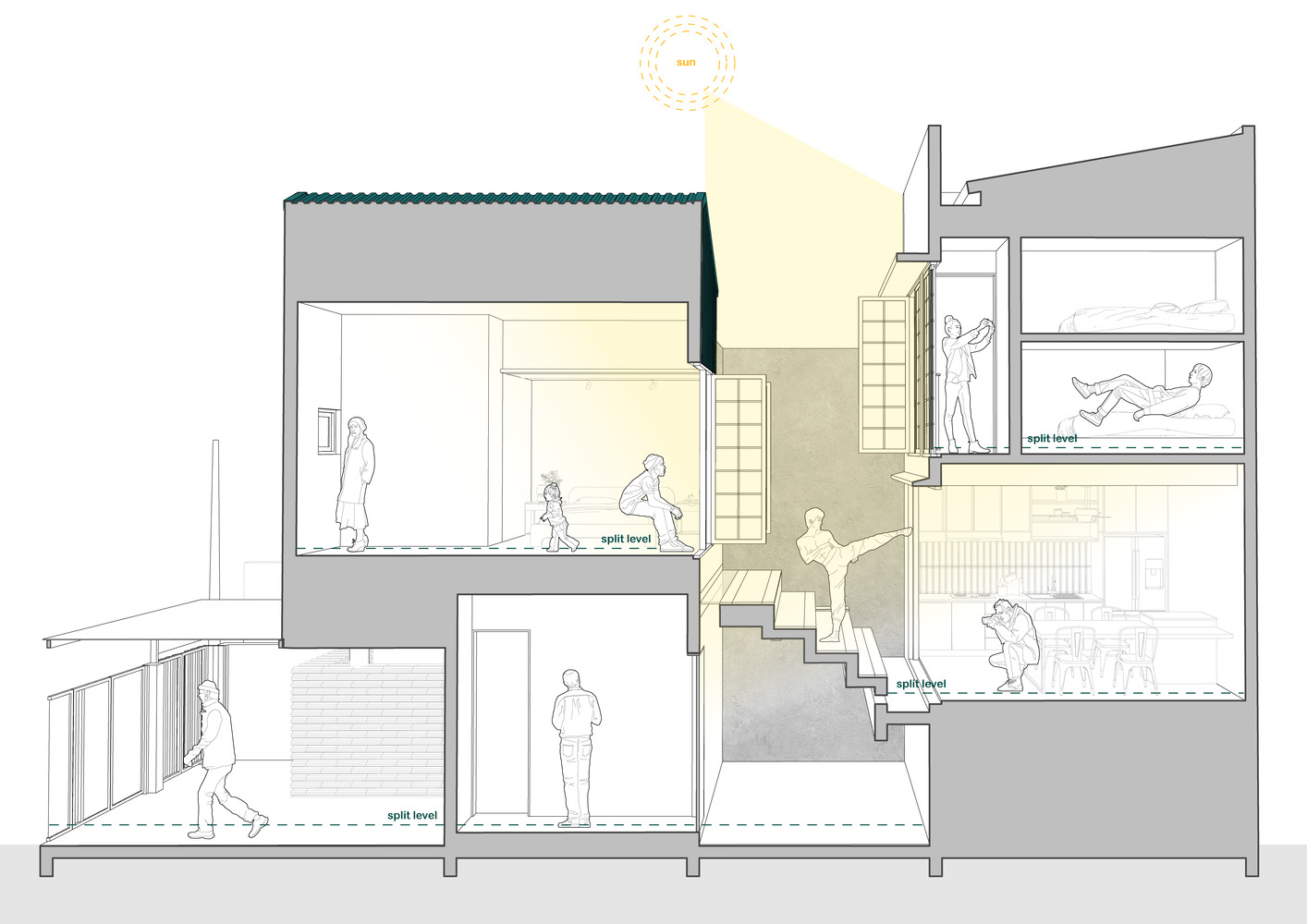 绿意盎然的分层住宅设计·Verde House丨印度丨Atelier Bertiga-29