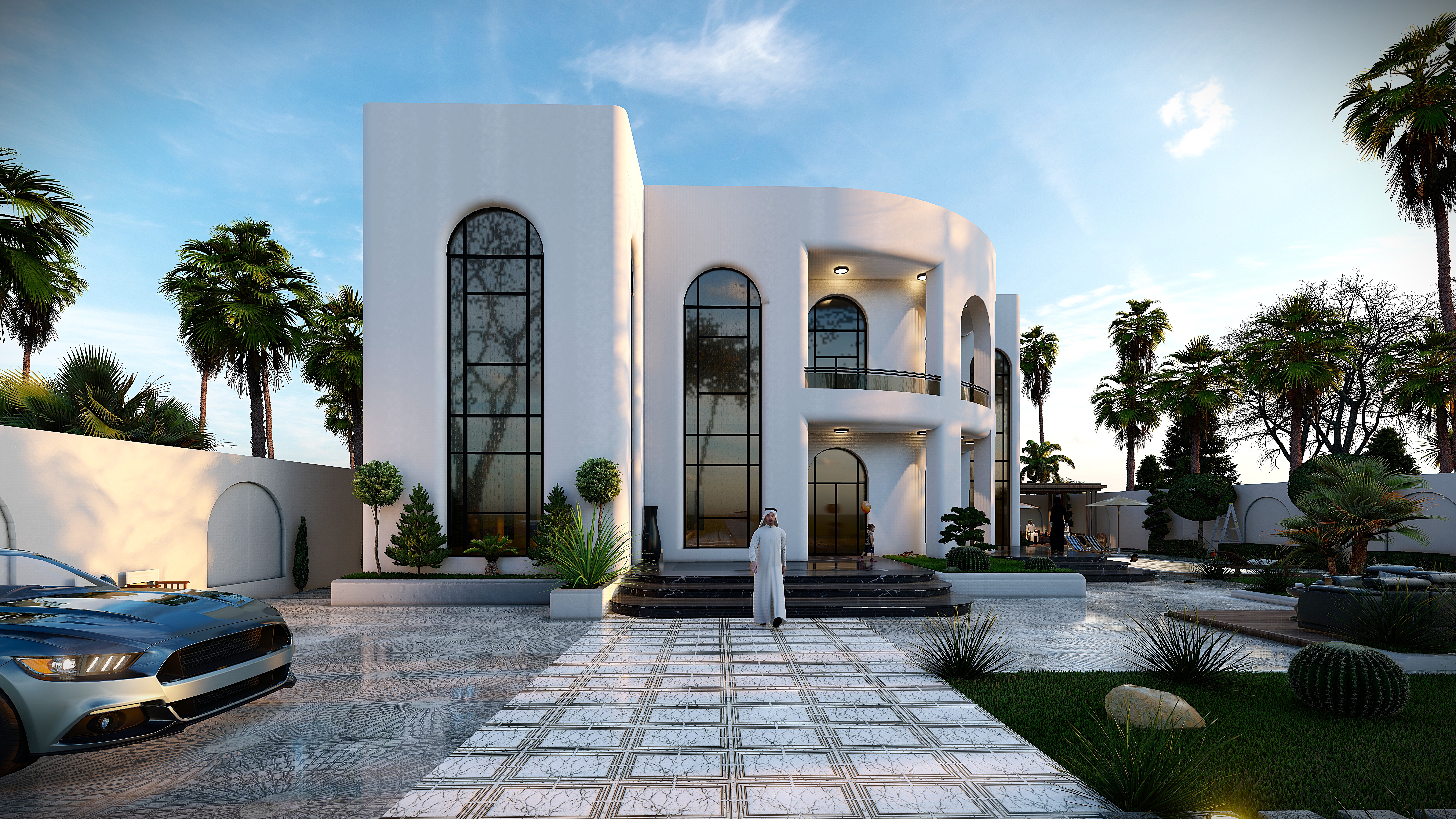 自建别墅丨阿联酋阿布扎比-13