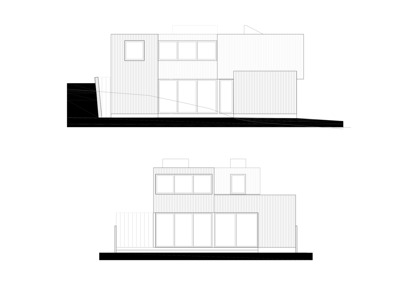背海而立的双庭院之家-28