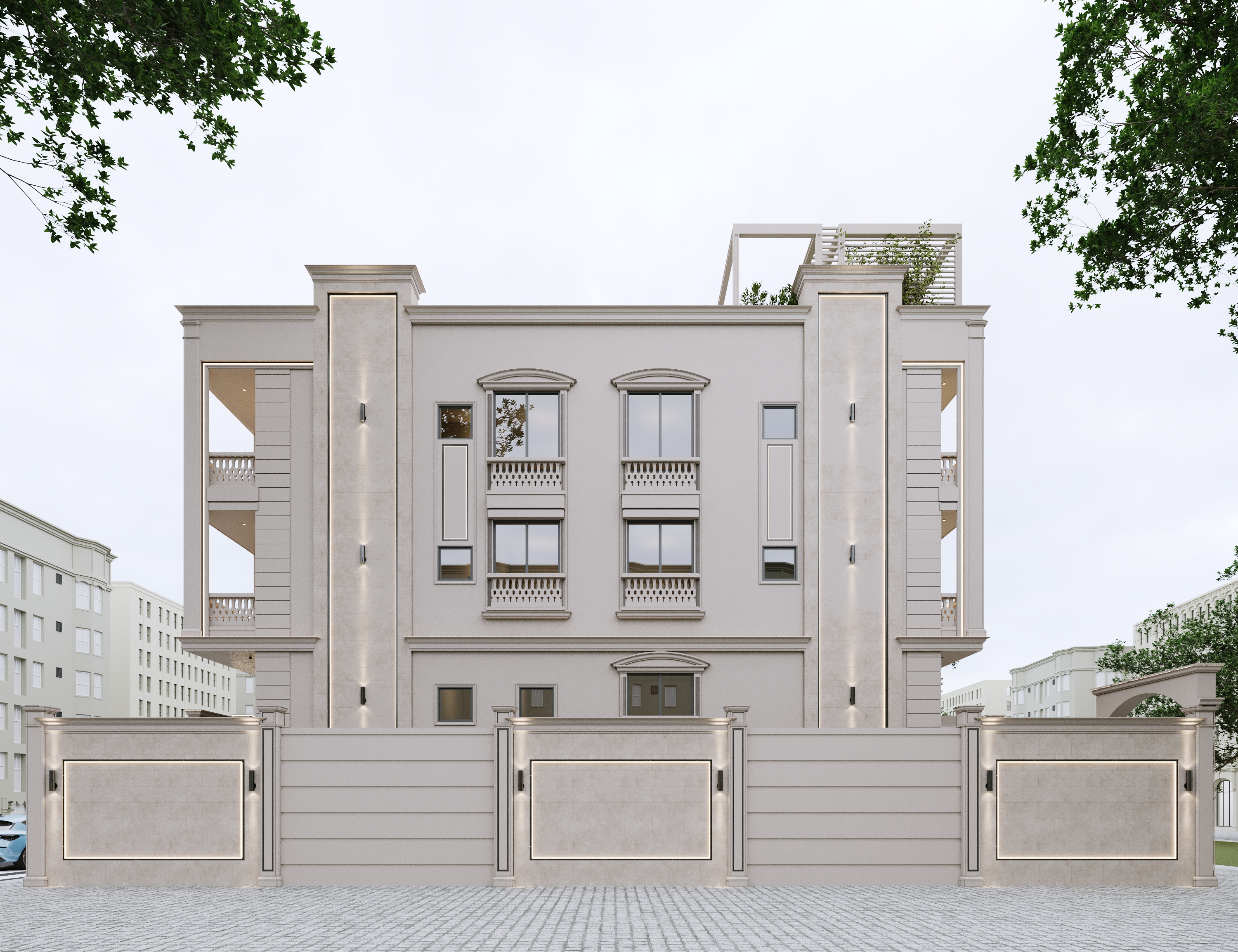 AL  Haram 95 公园住宅建筑设计及外立面设计-10