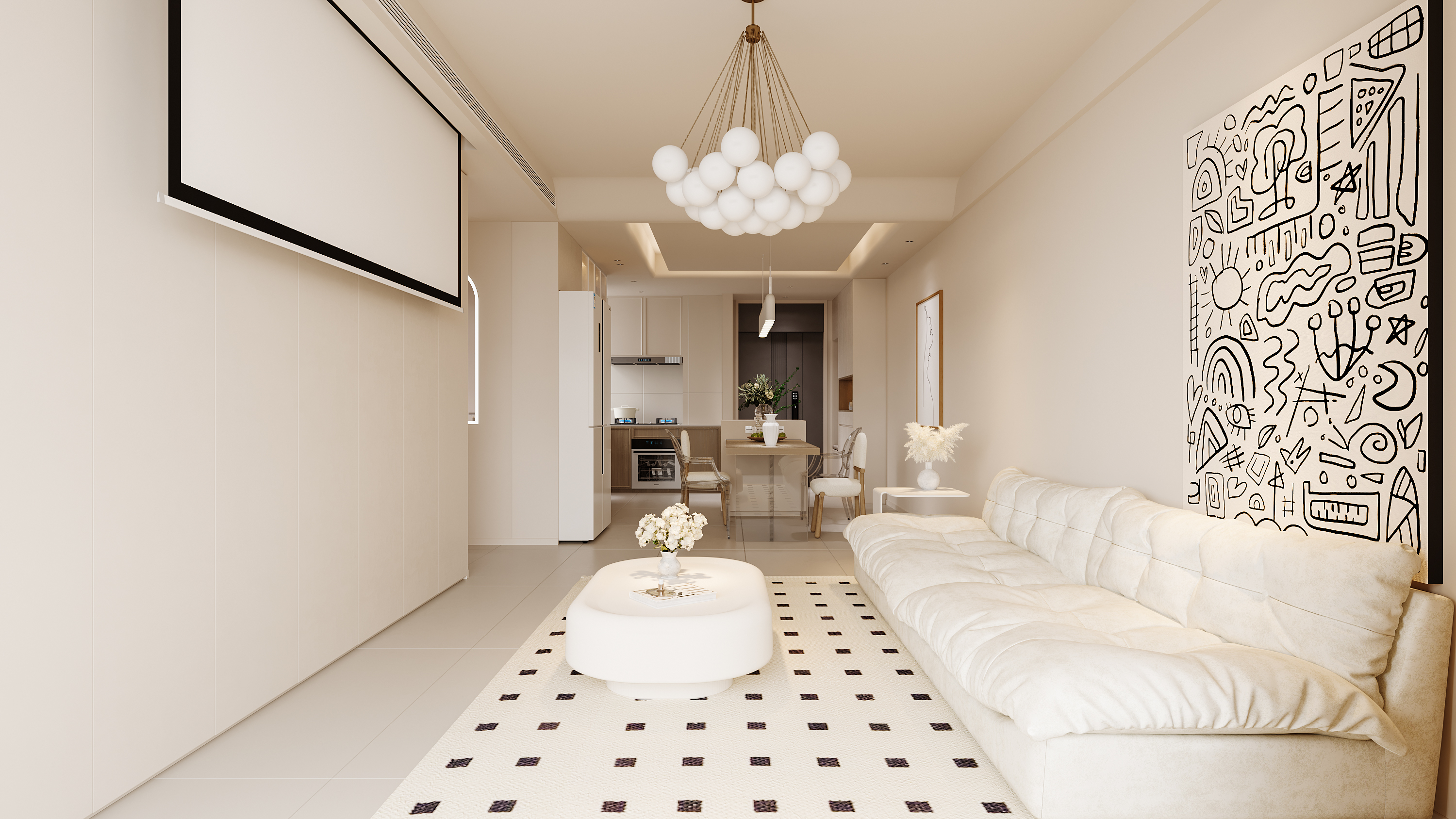 木石效果表现——奶油风家装-4