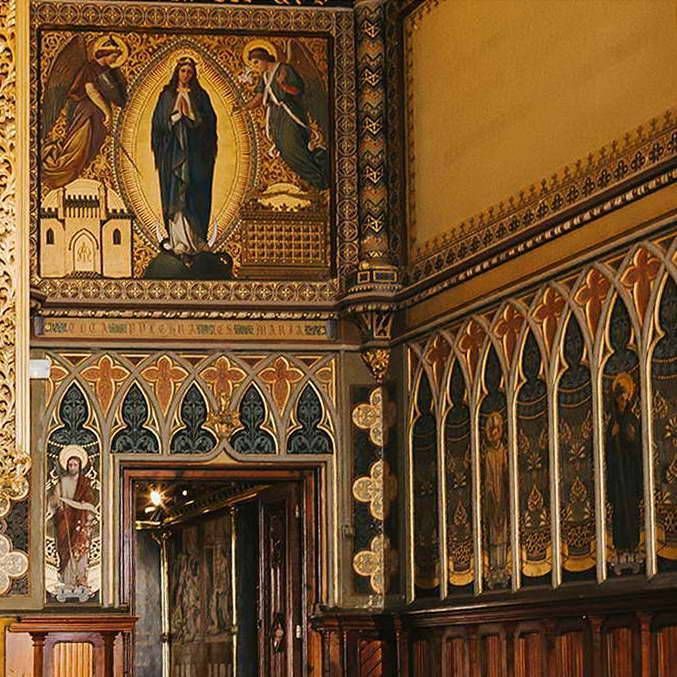 伊斯特诺城堡丨英国赫里福德丨罗伯特·斯默克（建筑主体）,奥古斯塔斯·普金（新哥特式室内）-54