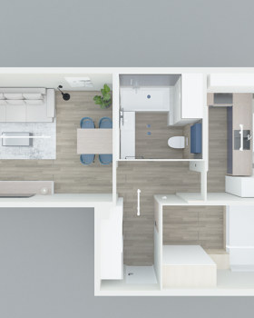 Projekt wnętrza mieszkania