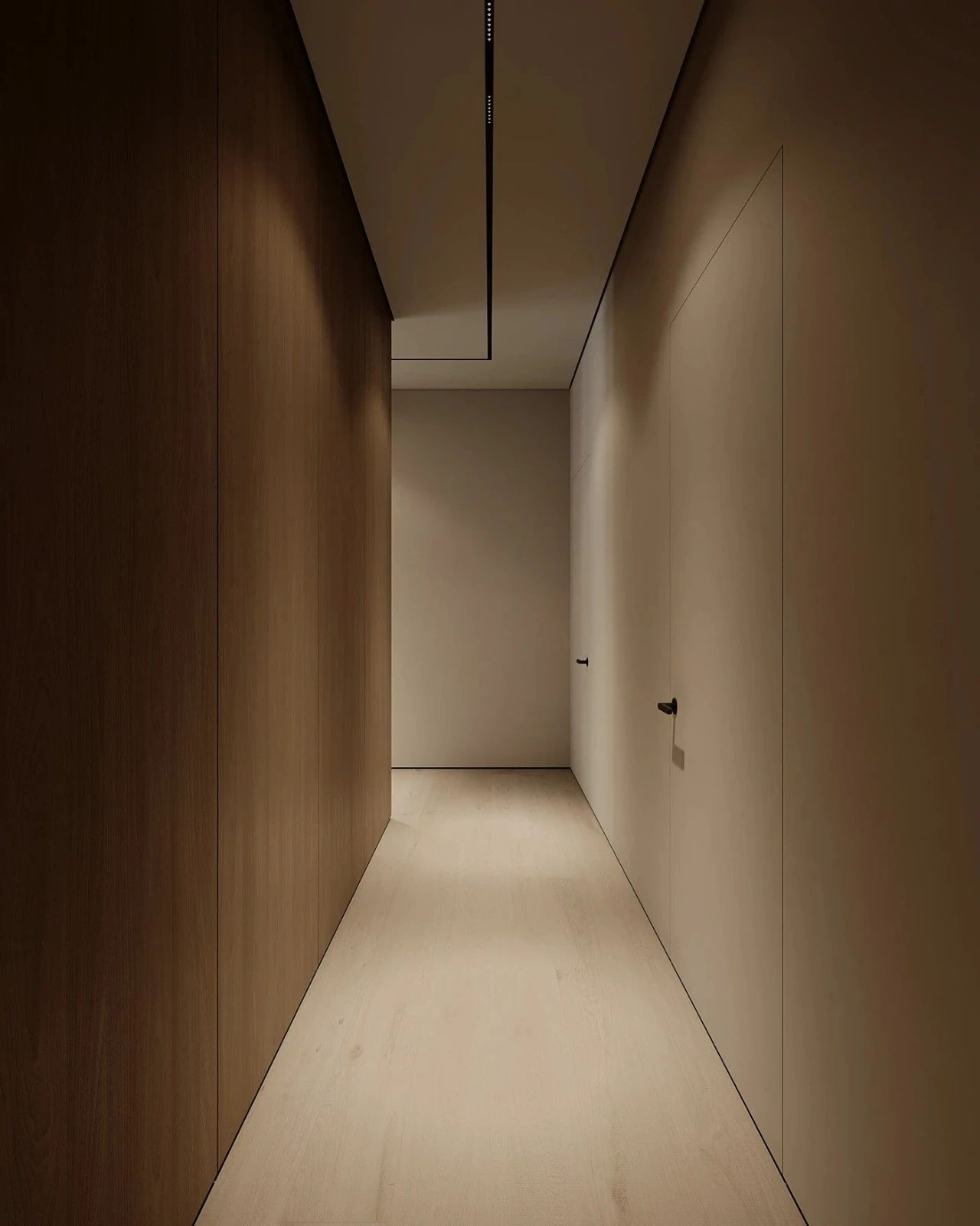 原木系奶油风极简空间loft公寓设计丨URSA STUDIO-34