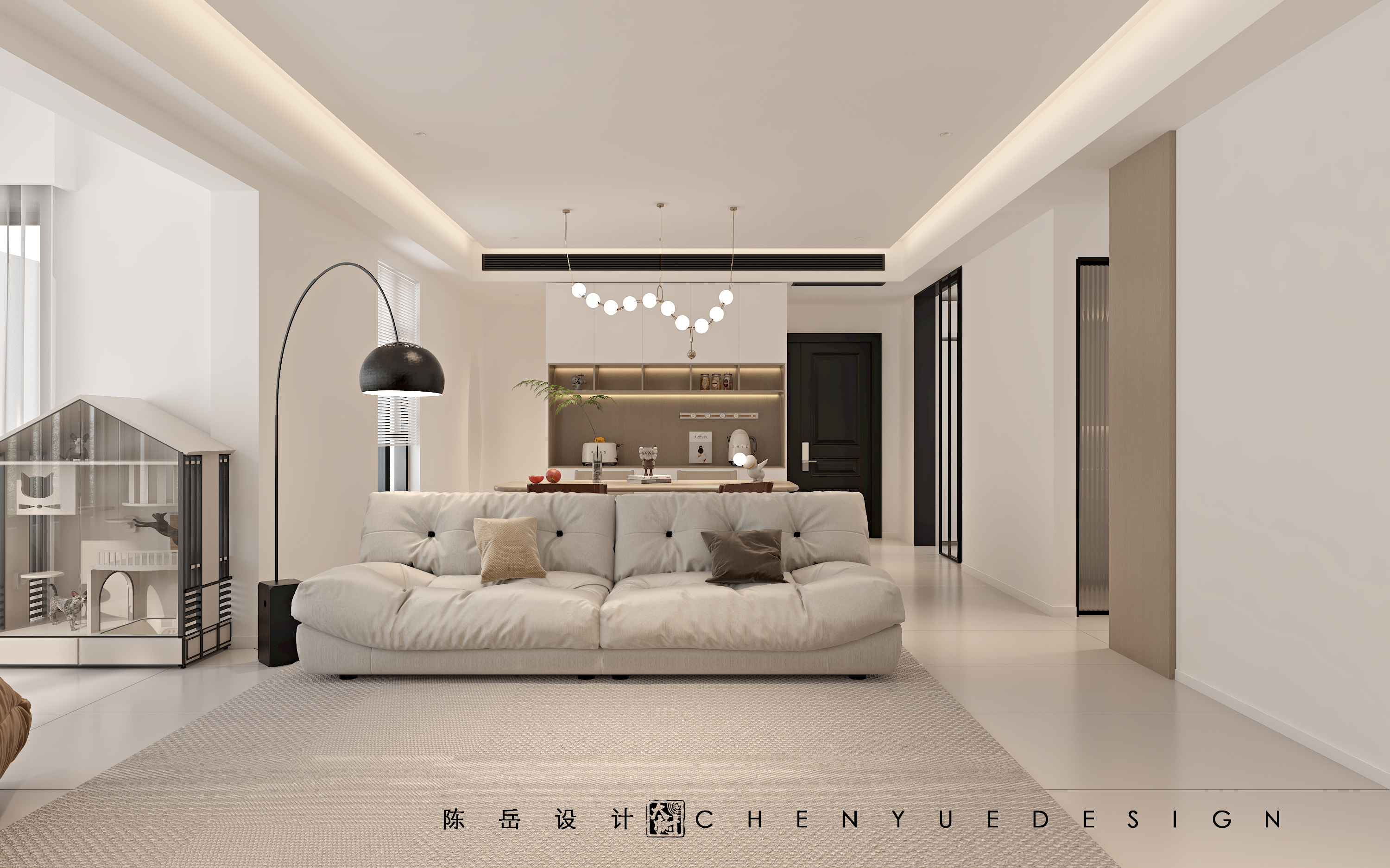 云港 · 凯德世纪名邸 143㎡室内设计丨中国成都丨陈岳-12