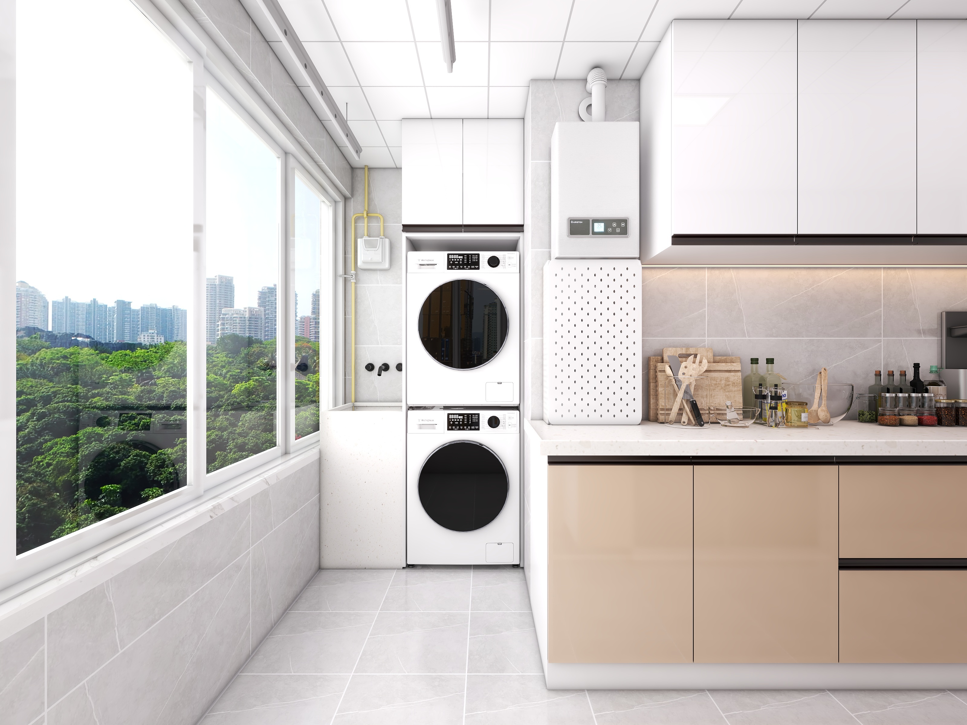 四川成都听湖九园（142平现代简约四居室）-76