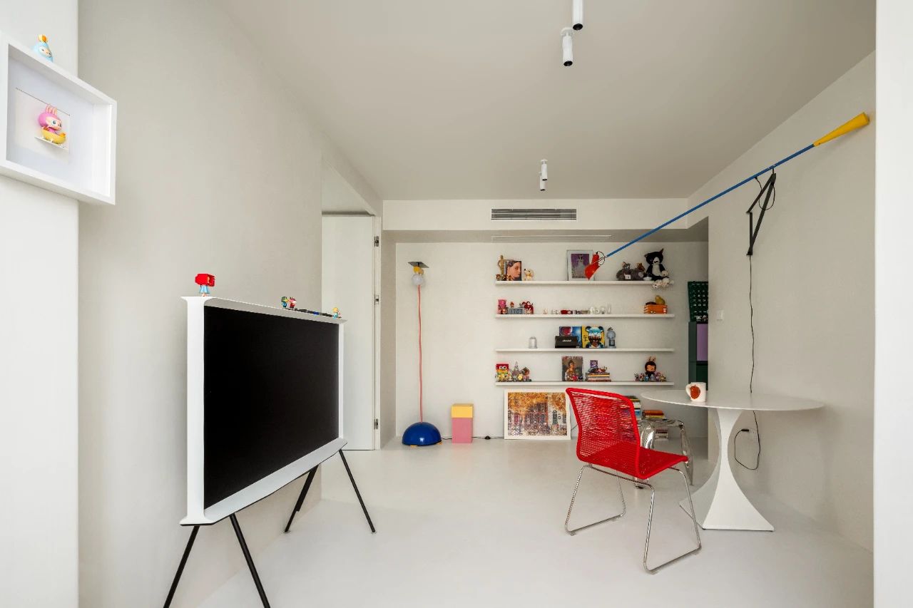 氧气空间 · 孟菲斯艺术元素注入现代独居女孩空间丨中国北京丨安之见舍空间设计事务所-26