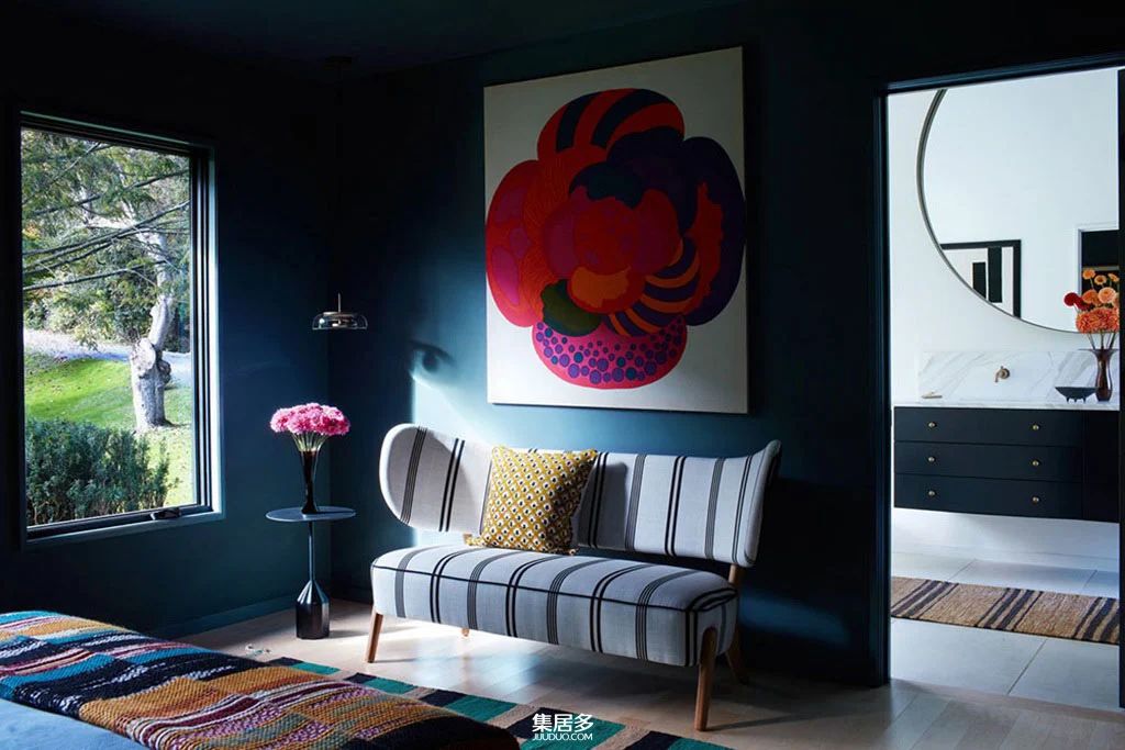 哈德逊河谷乡间别墅设计中的多彩点缀-9