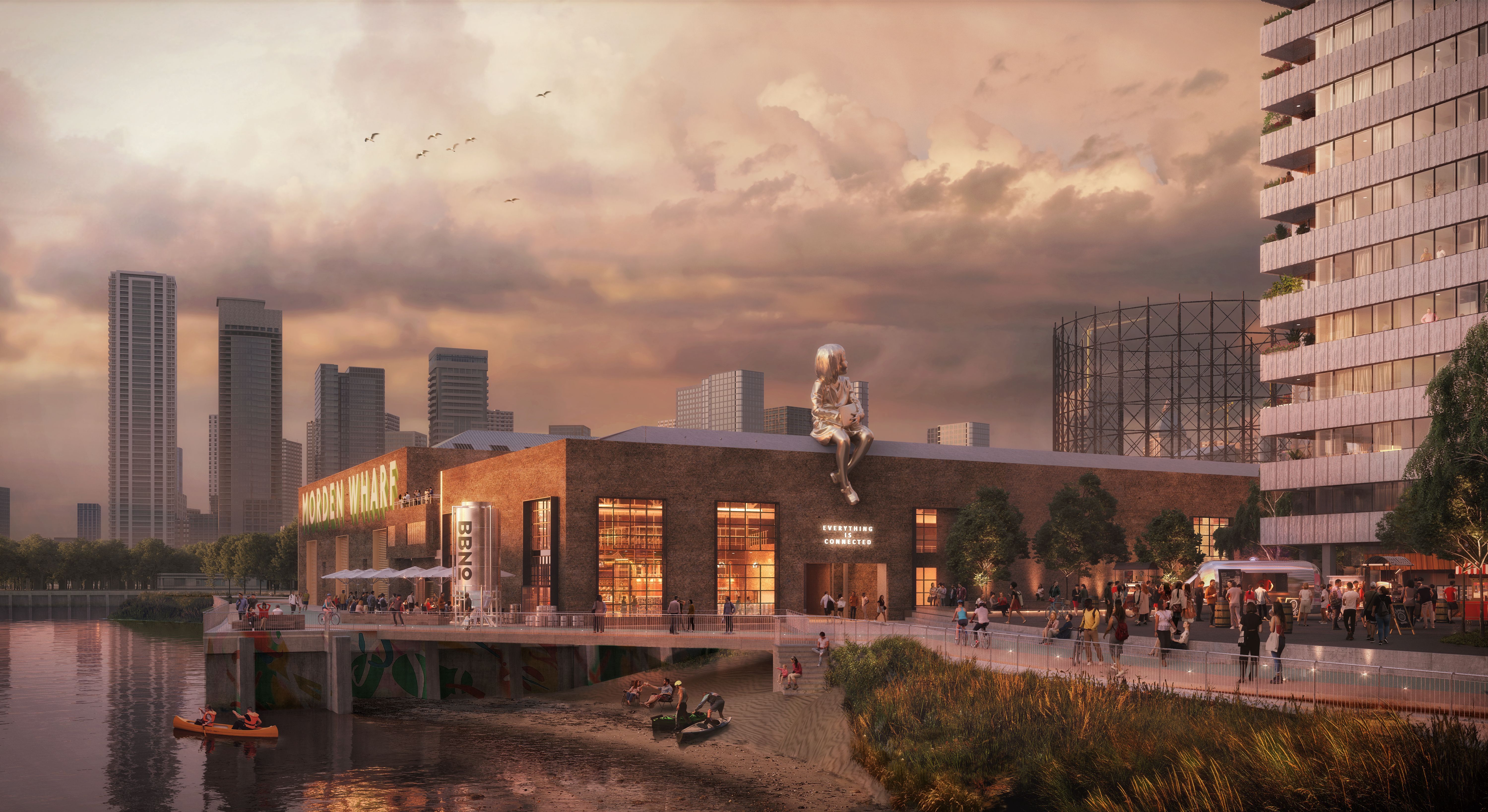 伦敦格林威治半岛 Morden Wharf 综合体-13