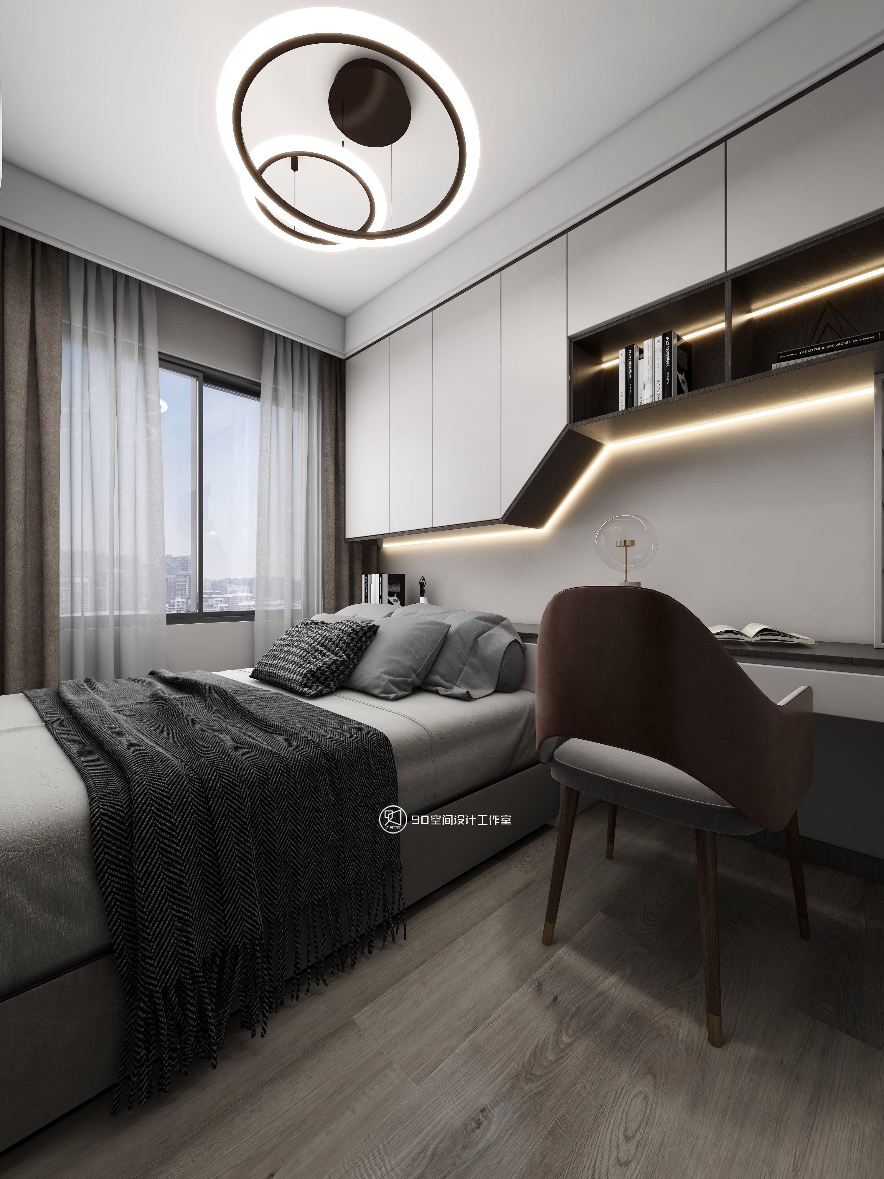 【无问西东】现代风格住宅设计丨90空间设计工作室-54