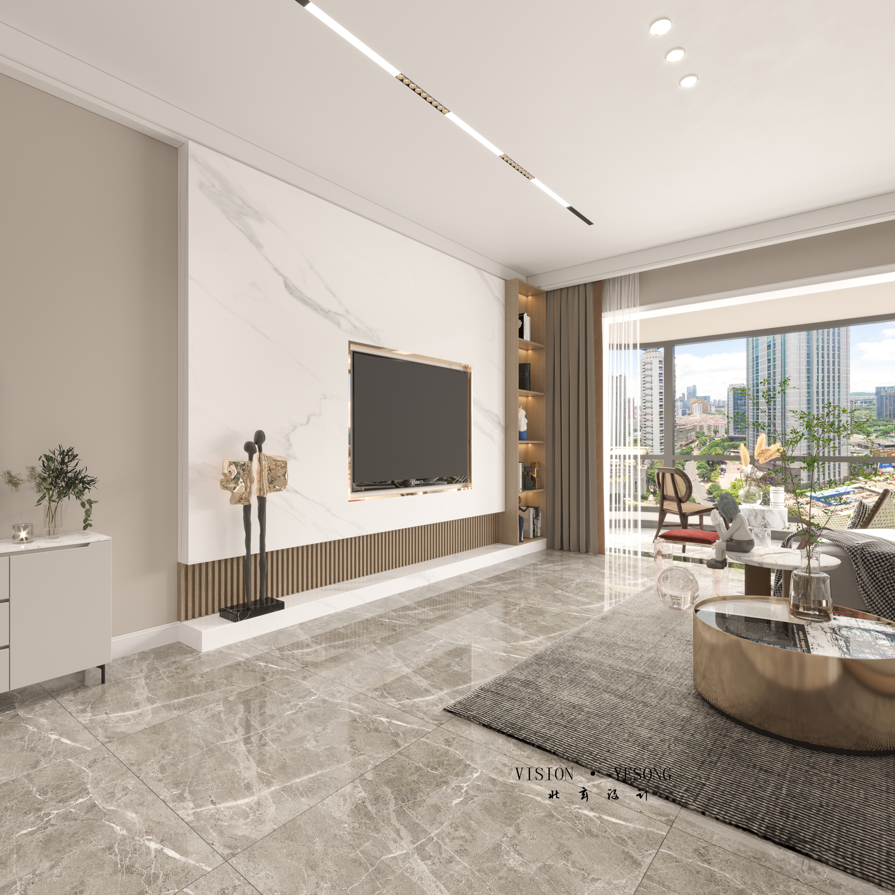 合肥别墅设计丨中国合肥丨北玄设计表现-35