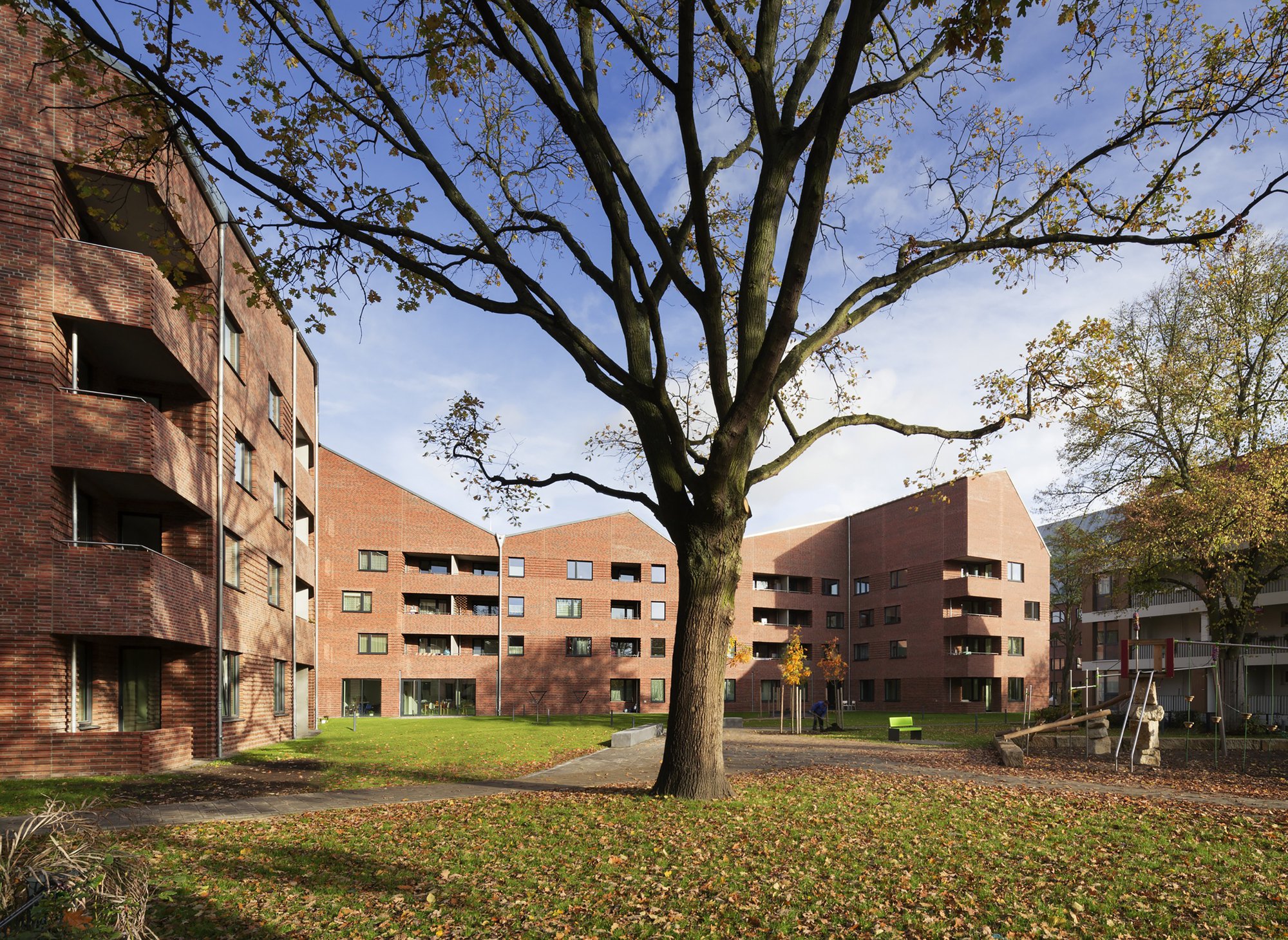 汉堡 Quarter of Nations 住宅区丨Gerber Architekten-31