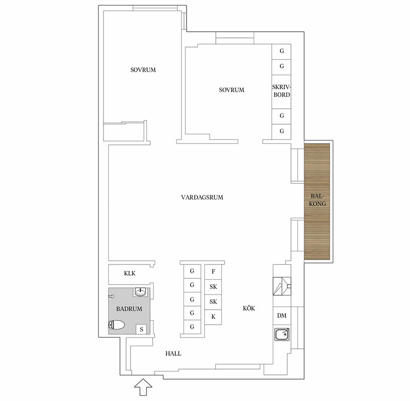 瑞典灰色调时尚公寓，打造温馨空间-37
