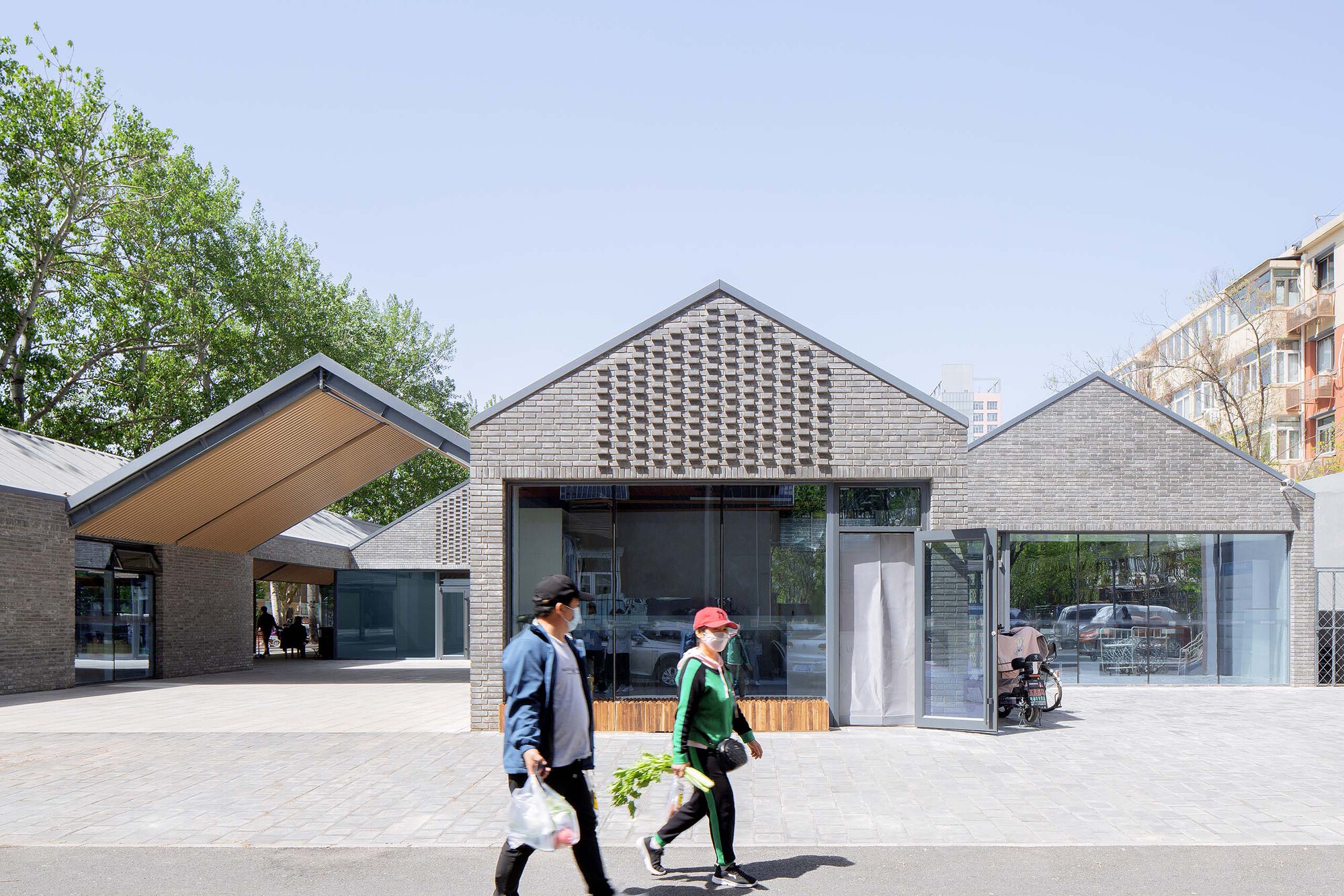 大屋顶下的庭院市场丨中国北京丨BIAD-29