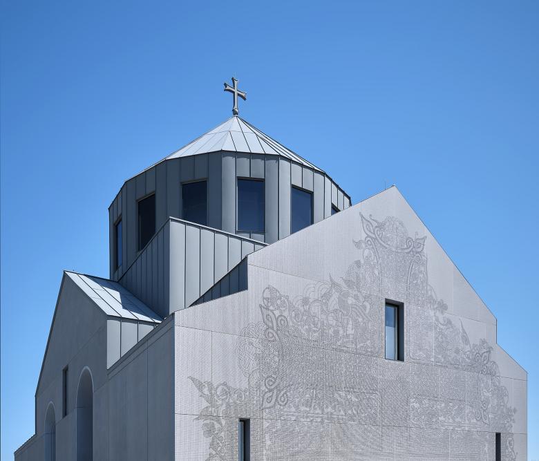 David Hotson Architect丨The Facade of the Saint Sarkis Church丨美國-7