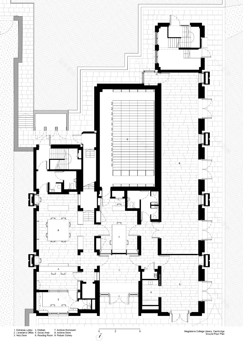 剑桥大学麦格达伦学院图书馆新楼丨英国剑桥丨Níall McLaughlin Architects-49