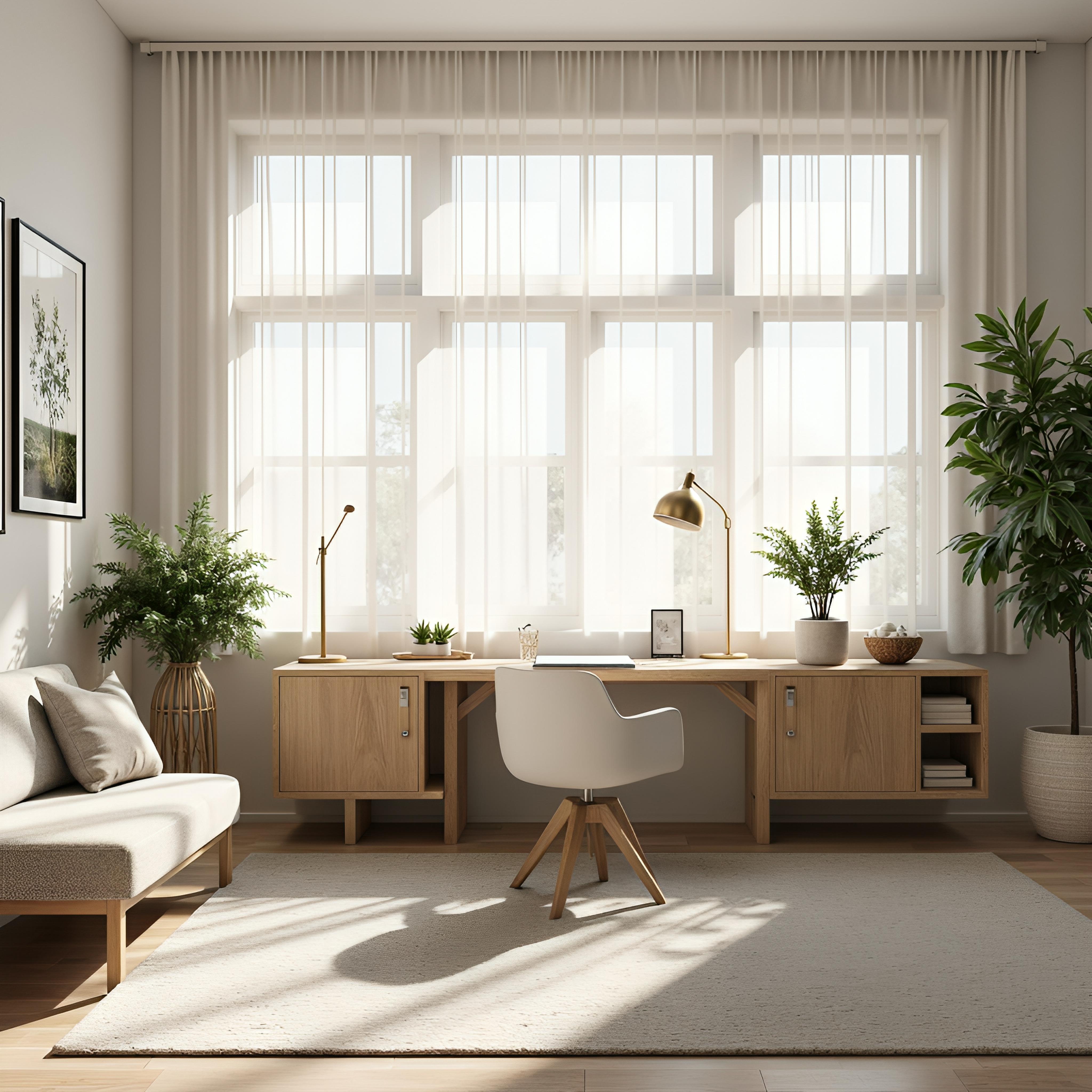 现代简约风优雅居住与办公空间设计-2