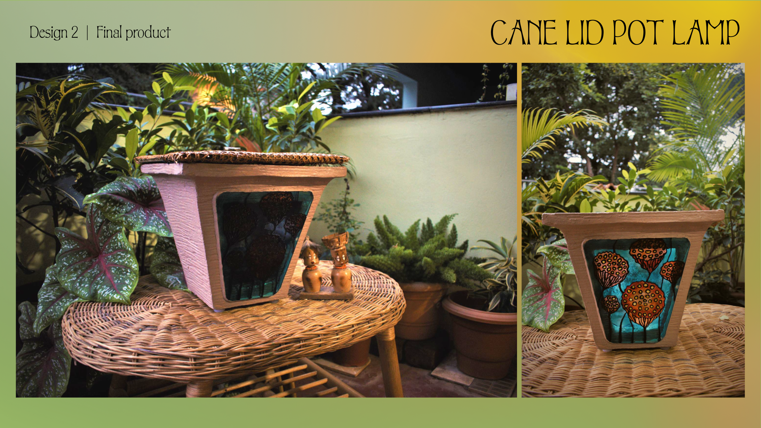 Indian cottagecore lamps - Cluster craft project-13