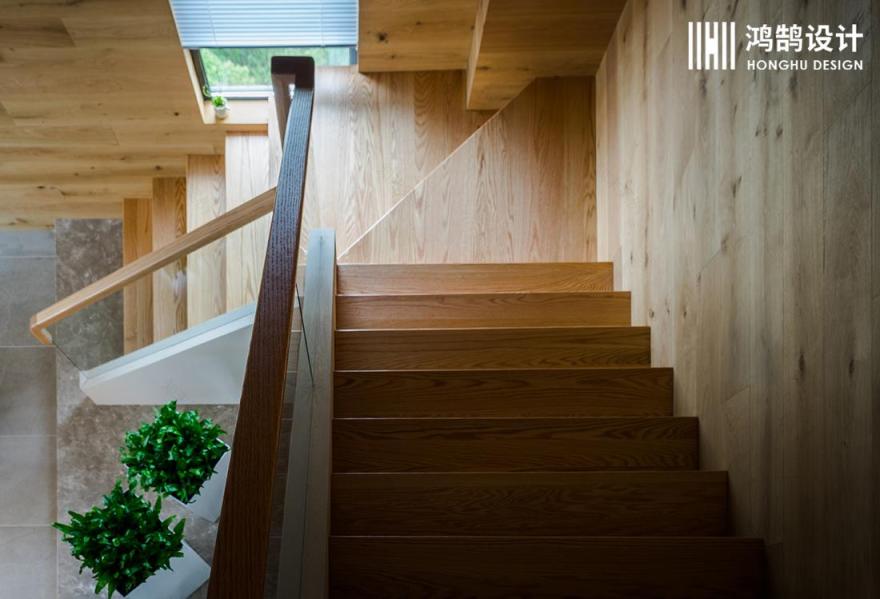 上海别墅艺术展风二手房改造,功能收纳隐藏式设计-27