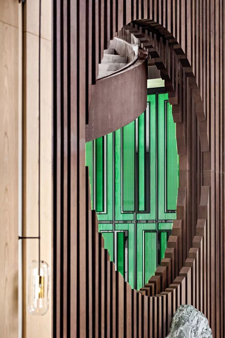 崇義綠邦合一山居銷售中心 | 竹鄉文化的室內空間演繹-19