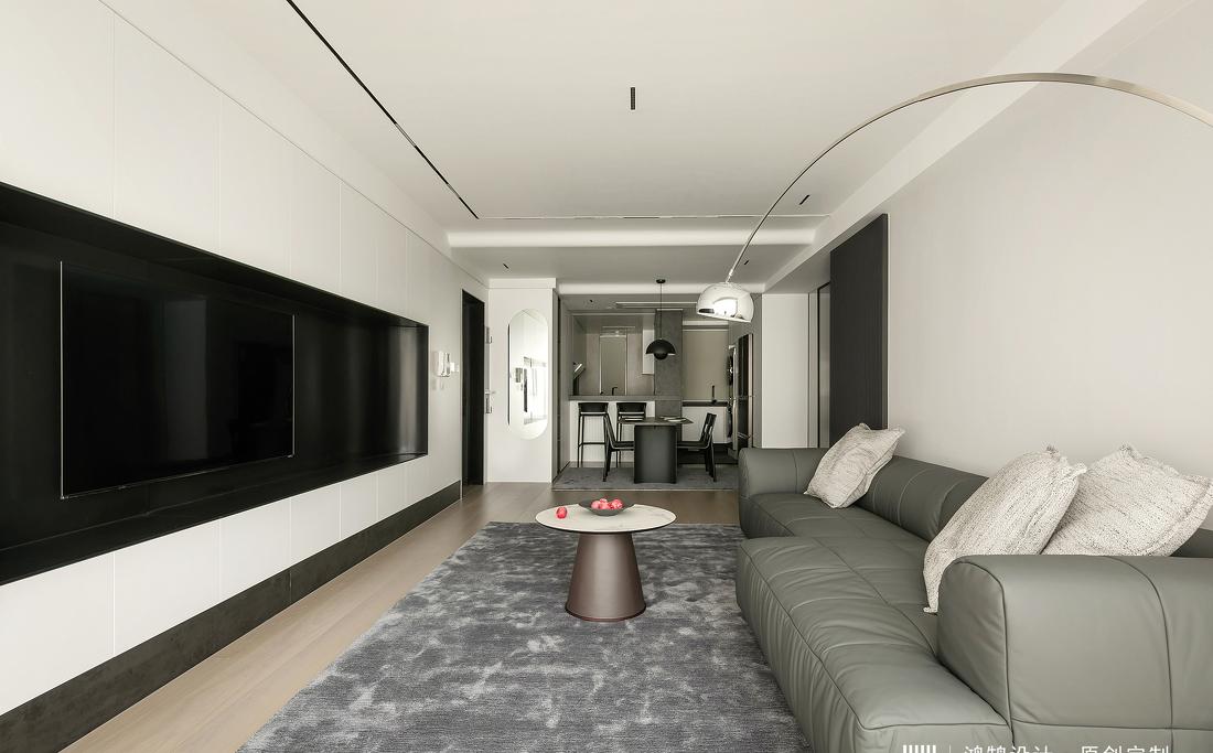 110㎡禁欲系现代风住宅-3