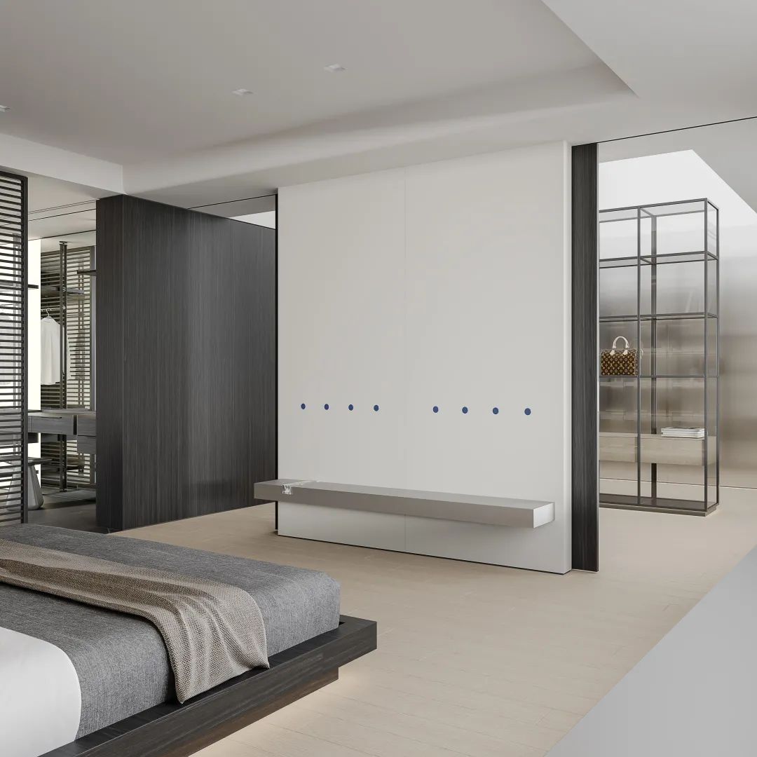 几何交叠丨中国大连丨民舍制作空间设计-26