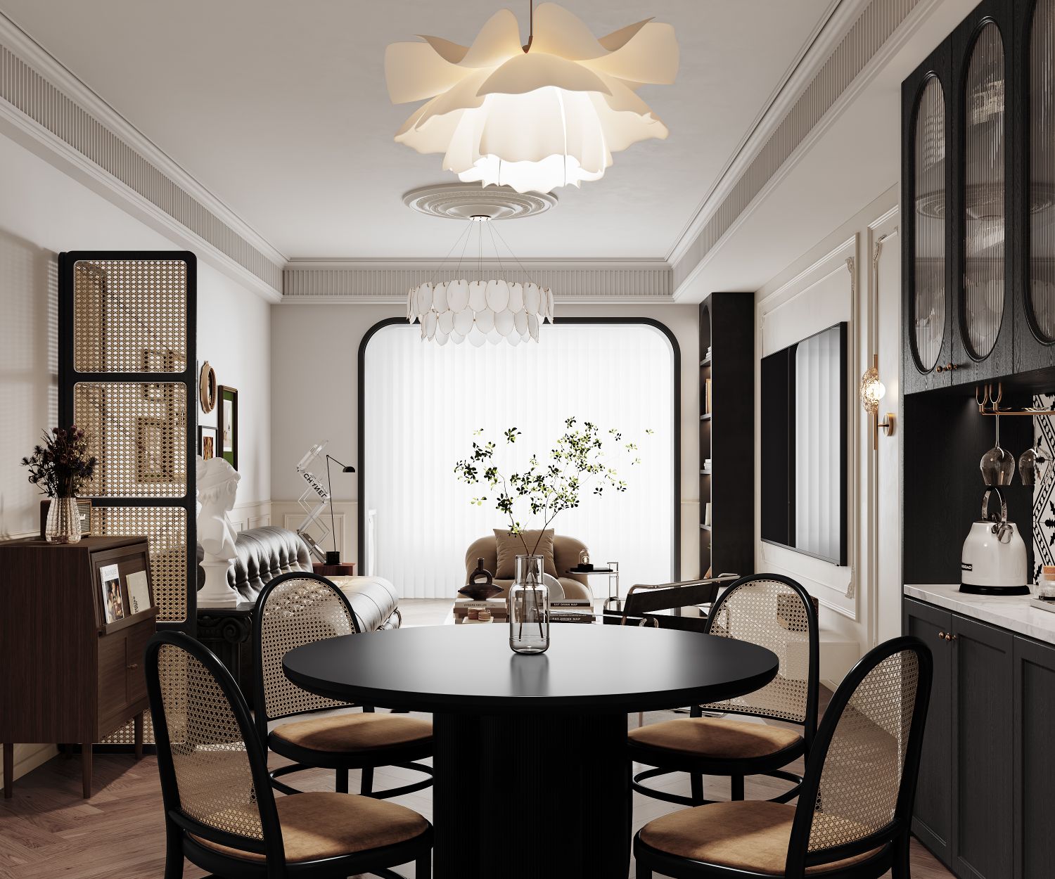 法式复古风平层设计-5