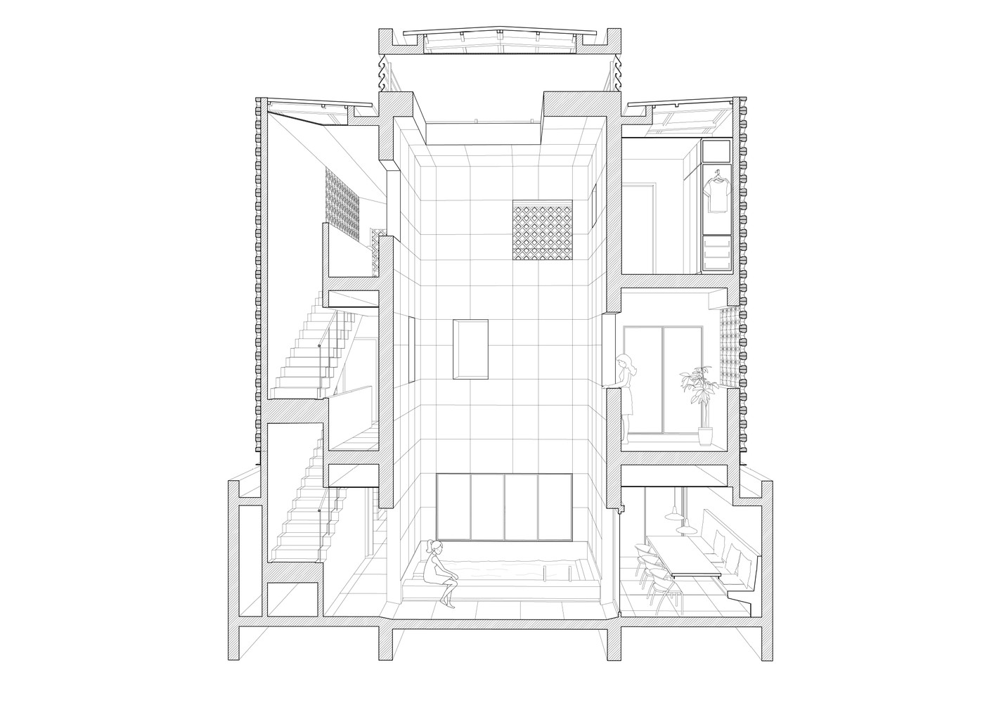 泰国镂空混凝土砖住宅-50
