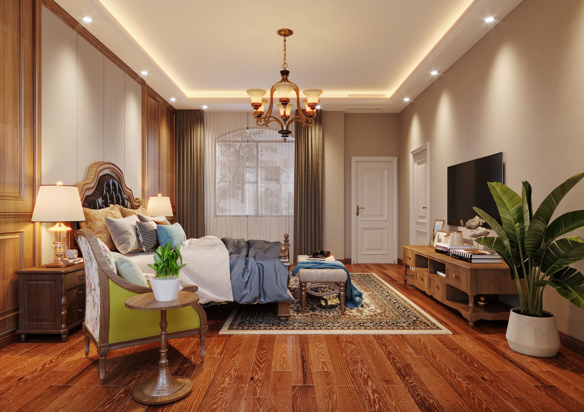 美式复古艺术格调室内设计-5