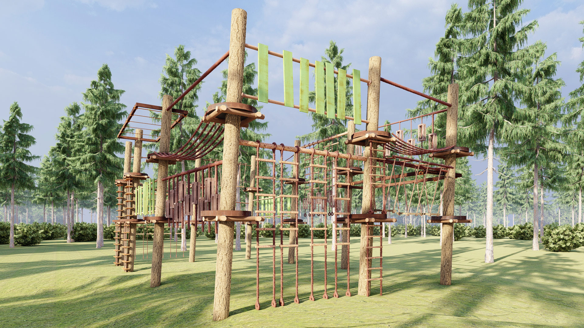 障碍设计游乐区-1