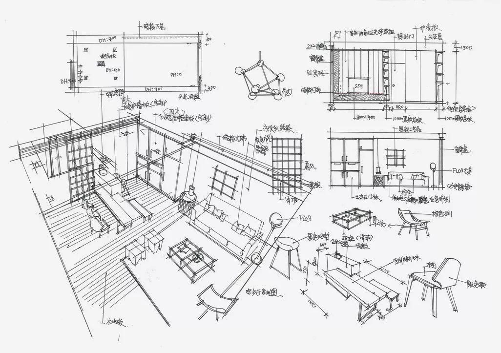 现代极简复式住宅设计丨LFH樾界设计工作室-44