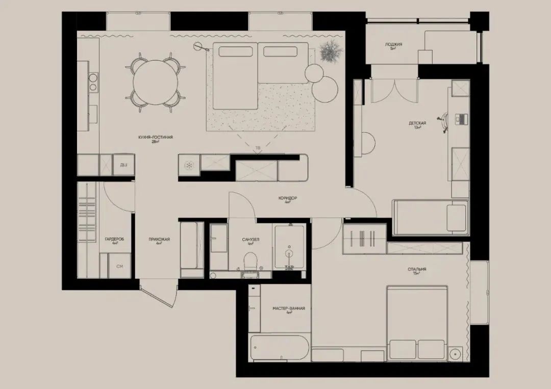 白色公寓丨俄罗斯莫斯科丨ZIZEWSKI ARCHITECTS-28