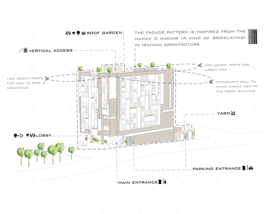 Paeiz 6 住宅大楼丨伊朗德黑兰丨Hamed Hosseini-58