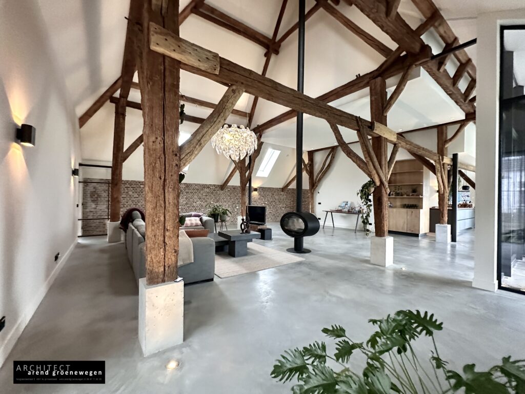 Transformatie van Vlaamse schuur tot woning - Arend Groenewegen Architect BNA-2